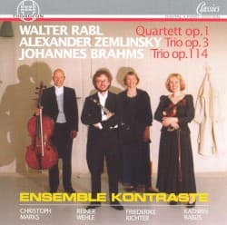 Rabl: Quartett, op. 1 / Zemlinsky: Trio, op. 3 / Brahms: Trio, op. 114