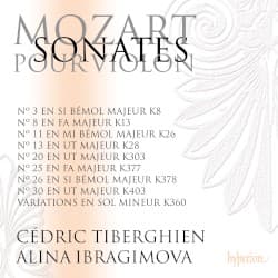 Violin Sonatas K8, 13, 26, 28, 303, 360, 377, 378, 403