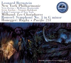 Milhaud: Les Choéphores / Roussel: Symphony no. 3 in G minor / Honegger: Rugby / Pacific 231