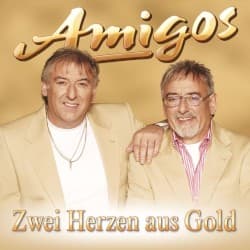 Zwei Herzen aus Gold